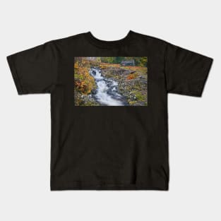 Lake district waterfall near Derwentwater Kids T-Shirt